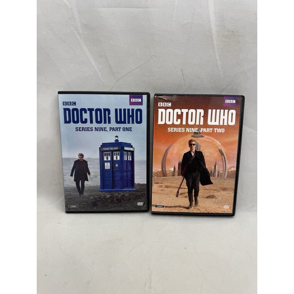 Doctor Who Series Nine 9 Parts One Two BBC 2015 2016 Lot of 2 DVDs